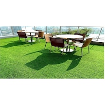 Çim Halı 7 Mm Bahçe Balkon Yapay Çim Halı Sunni Çim Halı Kaymaz Taban Yeşil