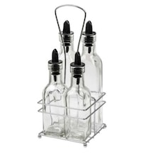 Epinox Yasemin Profesyonel Cam Yağlık 4'lü Set 200 Ml + 300ml Yys-04 Şeffaf