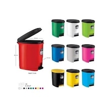 Ark 1380 Pedallı Çöp Kovası 9lt Beyaz