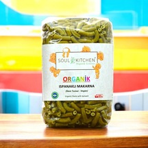 Soul Kitchen Organik Ispanaklı Makarna İlave Tuzsuz Vegan 330 G