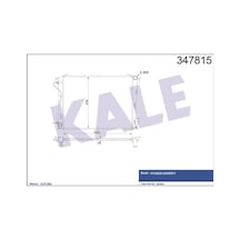 Kale Oto Radyatör 347815 Radyatör Otomatık Sonata 2.0 CRDI 06-10 25310-3K850