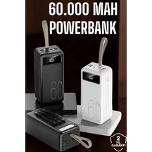 Powerbank 60.000 Mah Dijital Göstergeli 4 Portlu Taşınabilir Renkli 08478882