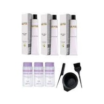 Lilafix Krem Boya 60 Ml 3 Lü Boya+Sıvı+Boyama Seti Hediye