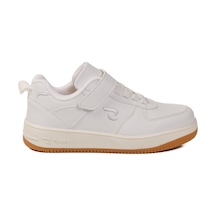 Beyaz Cırtlı Unisex Çocuk Spor Ayakkabı Follow 0914 F