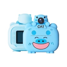 Kameralı Fotoğraf Yazıcısı Mavi Renk