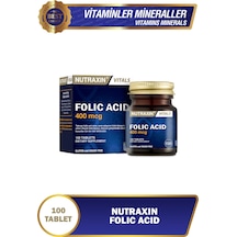 Nutraxin Folik Asit 400 Mcg 100 Tablet