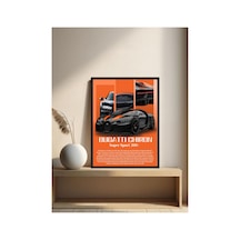 Bugatti Doğal Ahşap Çerçeveli Tek Parça Dekoratif Tablo Çok Renkli - 819053322 Çok Renkli