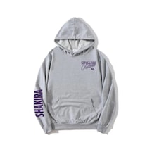Gri Soltera Hoodie Kıcı Shakira Grafik Moda Rahat U K Gri