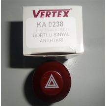 Dörtlü Sinyal Flaşör Anahtar Fiat 55/46 Kırmızı Şapkalı 956.613.124.00 An0238