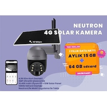 Neutron 3mp 360 Derece 1 Yıllık Sim Kart + Hafıza Kartı Dahil 4.5g, 64gb Sd Kart Dış Mekan Solar Güneş Panelli Kamera Neutron 3mp 360 Derece 1 Yıllık Sim Kart + Hafıza Kartı Dahil 4.5g, 64gb Sd Kart Dış Mekan Solar Güneş Panelli Kamera