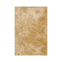 Kartela Halı Vera Halı Kaymaz Taban Makinede Yıkanabilir Halı Hardal Sarısı - 60 X 90 Cm