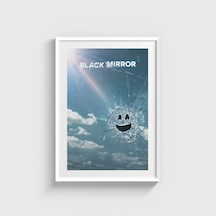 Black Mirror Dizi Posteri Tablo Çerçeveli Poster Duvar Dekorasyonu Beyaz Çerçeveli Tablo Beyaz Çerçeveli Tablo Dn11d499beyaz