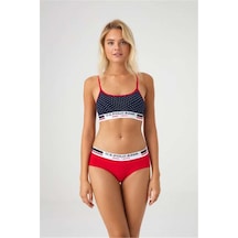 U.S. Polo Assn. U.s Polo Assn. 66252 Kadın Büstiyer Şort Takım-lacivert Lacivert