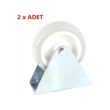 Sabit Maşalı Poliamid Tablalı Tekerlek 75x25 Mm-2 Adet