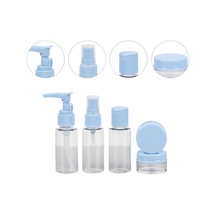 Zengemtx Kompakt 5 Li Seyahat Banyo Şişe Takımı Çantalı Şeffaf