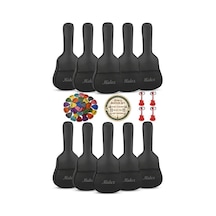 Midex Gk-40k-10x 10'lu Klasik Gitar Çantası Kaliteli Siyah Kılıf