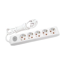Viko Multi-let Beşli Priz Anahtarlı Topraklı Kablolu-3 Mt kablosuz