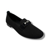 Ceylan Shoes 185-26 Triko Mw Toka Anatomik Kadın Babet Sıyah