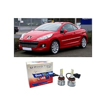Peugeot 207 Kısa Far Ampulü H7 Duo Yeni Seri Beyaz 2009-2015