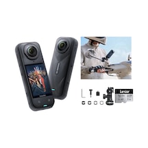 Insta360 X5 Aksiyon Kamerası Moto Ayna Kiti 1 Tb Siyah