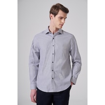Morven Erkek Lacivert Pamuk Trend Dynamic Fit İtalyan Yaka Gömlek 26mc004041200 Lacivert