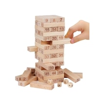 54 Parça Ahşap Jenga Oyunu