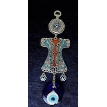 Nazar Boncuklu Mineli Büyük Kaftan (522773252)