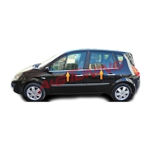 Renault Scenic Krom Cam Çıtası 4 Prç. 2005-2009 Paslanmaz Çelik N11.6566