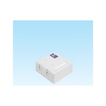 Hcs Wmm-00203 2 Port Sıva Üstü Priz Kutusu Boş, Toz Kapaklı 5'li Paket