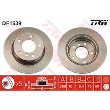 Arka Fren Diski Bmw E36 E46 280mm