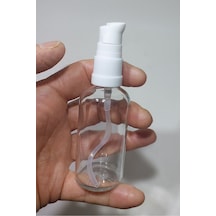 50 Cc Boş Cam Krem Ve Losyon Şişesi 50 Cc 50ml X 12 Adet / Ecza Şişesi / Krem Pompalı Şişe