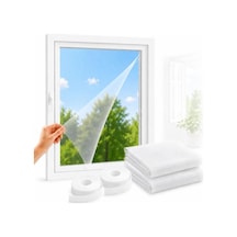 130x150 Cm Yapışkanlı Pencere Sinekliği, Yıkanabilir Ve Tekrar Kullanılabilir