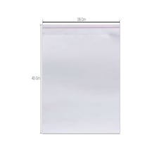 28X45 Bantlı Opp Parlak-Şeffaf Jelatin 100 Adet