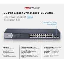 Hıkvısıon Ds-3e0526p-e/m 24 Port Switch