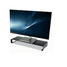 Prexua Riser Masaüstü Monitör Standı - Monitör Yükseltici Siyah, Large