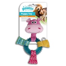 Pawise - 477 - Puppy Ring Su Aygırı Oyuncak - Edntrend - 26 Cm