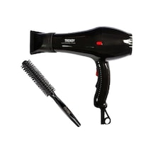 Trendy TR701 Saç Kurutma Makinesi Siyah + Hydra Berber Fön Fırçası