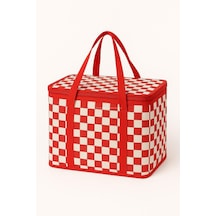 25 Lt Termos Çanta, 33x22x22 Cm Piknik Ve Kamp Soğutucu Çanta, Suya Dayanıklı İç Kaplama, Geniş Hacimli Taşınabilir Soğuk Tutucu, Fermuarlı Kapaklı, İzolasyonlu Beslenme Çantası Diğer