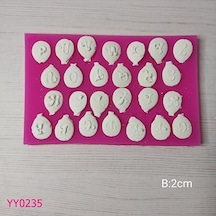 Yy0235 Balon Harf Silikon Kalıp