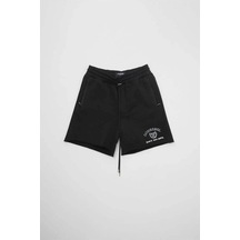 American Rag Cie Domrebel Varsity Sweat Short - Rahat Fit, %100 Pamuk, École Des Arts Desenli Şort Siyah American Rag Cie Domrebel Varsity Sweat Short - Rahat Fit, %100 Pamuk, École Des Arts Desenli Şort Siyah