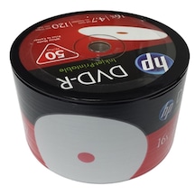 Hp Dvd-r 4,7gb/120min 16x 50 Li Shrink Printable
