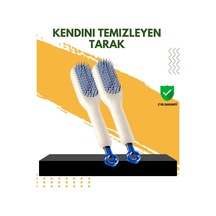Otomatik Temizlemeli Saç Fırçası Ergonomik Tasarım Masaj Etkili Elektriklenmeyi Önleyici