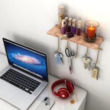 Bino Bino Demonte Dekoratif Askı Askılık Organizer Masif Raf