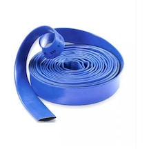 Besttech 5" - 25 Metre Uv Katkılı Pvc Kaplı Tekstil Örgülü 4 Bar Layflat Yassı Verici Hortum