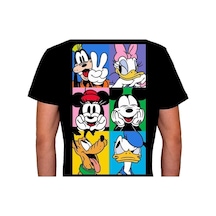 Miki Mouse Scooby Doo Donald Duck Tişört Unisex T-shirt 001