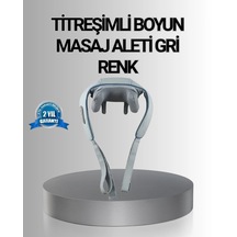 Titreşimli Boyun Masaj Cihazı Isı Terapili Şarjlı Vnb-01 Ergonomik U Tasarım Sarı