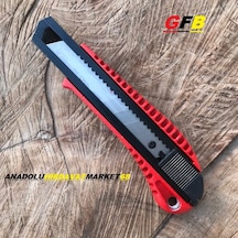 Gfb Maket Bıçagı Metal Büyük Uçlu Bıçağı Falçata 18Mm Gfb Maket Bıçagı Metal Büyük Uçlu Bıçağı Falçata 18Mm