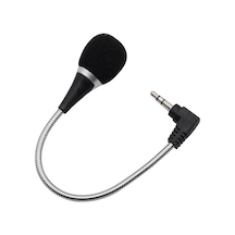 3.5 Mm 3 Boğum Mini Esnek Telefon Notebook Laptop Mikrofon - Al2659
