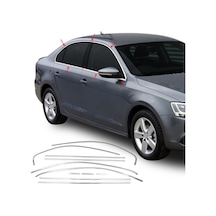 Volkswagen Jetta Krom Cam Çerçevesi Set 2012-2018 12 Parça