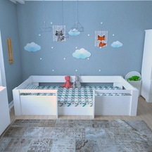 Herseycik Ninnimo Montessori Mdf Karyola Beyaz M4 - Y 1019 Beyaz